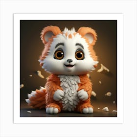 Cute Fox 122 Art Print