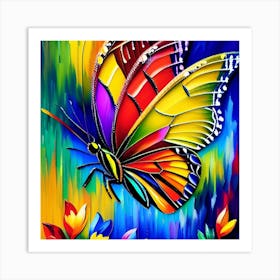 Butterfly Painting 17 Art Print