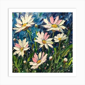 Daisies In The Sky Art Print