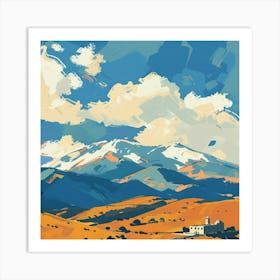 Landscape Painting 9 Art Print