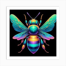 Bee fragrance Art Print