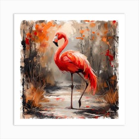 Flamingo 4 Art Print