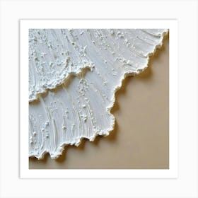 White Paint Art Print