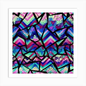 Geometric Mosaic 03 Art Print