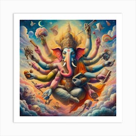 Ganesha 13 Art Print