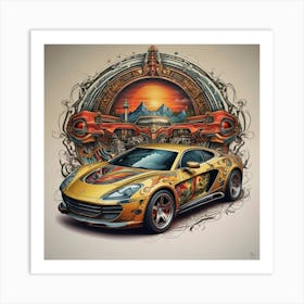 Car Art 1 Art Print