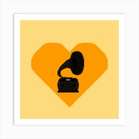 Gramophone Art Print