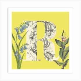 Botanical R Art Print