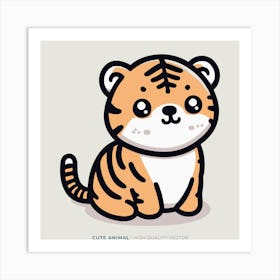 Cute Tiger 14 Art Print