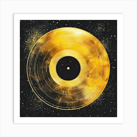 Gold Record Art Print