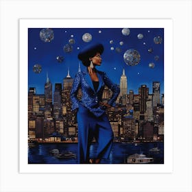 'Nyc Skyline' Art Print