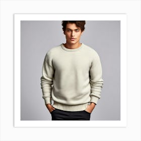 Man In A Sweater Art Print