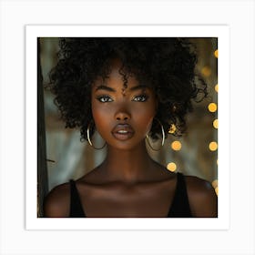 Beautiful African Woman 1 Art Print