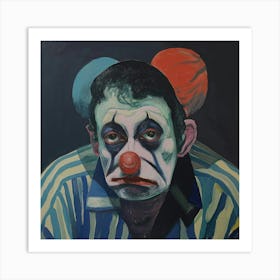 Sad Clown Art Print