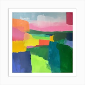 Abstract Park Collection Hampstead Heath London 3 Art Print