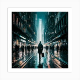 Cityscape 20 Art Print