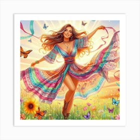 Bohemian Girl 2 Art Print