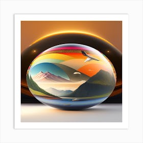 Sphere Of Light Art Print