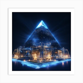 Pyramid Of Giza 3 Art Print