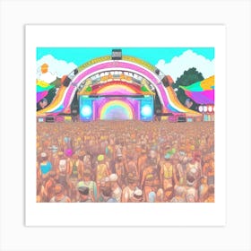 London Festival Art Print