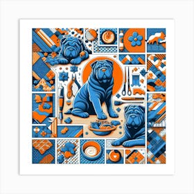 Shar-Pei 7 Art Print