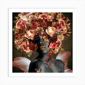 Angel In The Garden Art Print