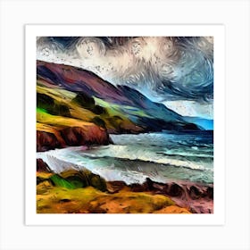 Scottish Highlands Seaside Series 5 Art Print