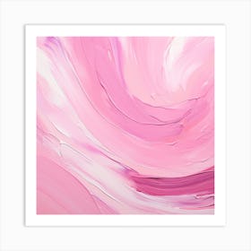 Abstract Pink Painting 2 Art Print