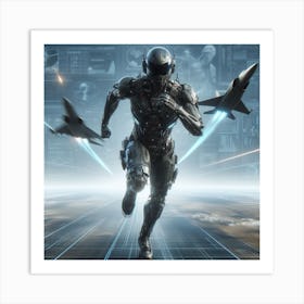 Cyborg 42 Art Print