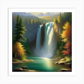 Waterfall 27 Art Print