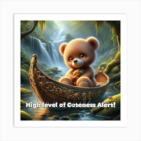 High Level Of Cuteness Alert Art Print