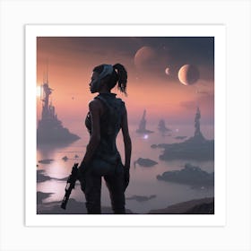 Alien Planet Art Print