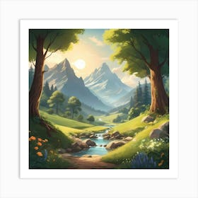 Radiant Retreat Art Print