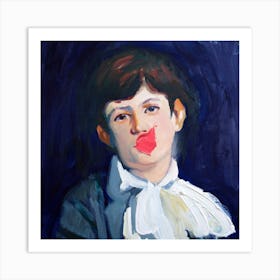 Boy Classic Square Art Print