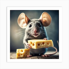 Happy Mouse Art Print