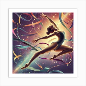 Acrobatic dancer 2 Art Print