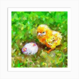 Little Chicken Art Print