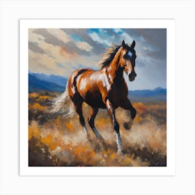 Horse Galloping 1 Art Print