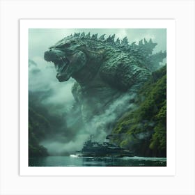 Godzilla Art Print