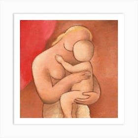 Mother And Child 7 Art Print