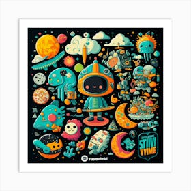 Space Collection Art Print