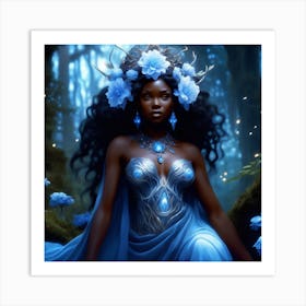 Blue Fairy 1 Art Print