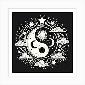 Yin Yang 4 Art Print