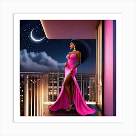 Afro-American Woman 3 Art Print