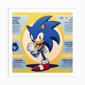 Sonic The Hedgehog 13 Art Print