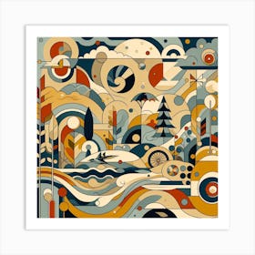 Abstract Painting 14 Art Print