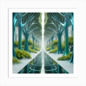 Path Through The Forest Art Print