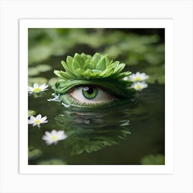 Eye Of The Frog Art Print