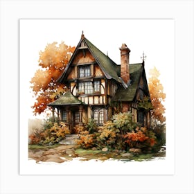 Tudor House Art Print