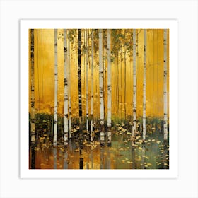 Birch Forest Art Print